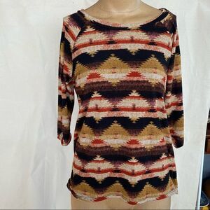 Brody Myles collection brown woman’s top medium